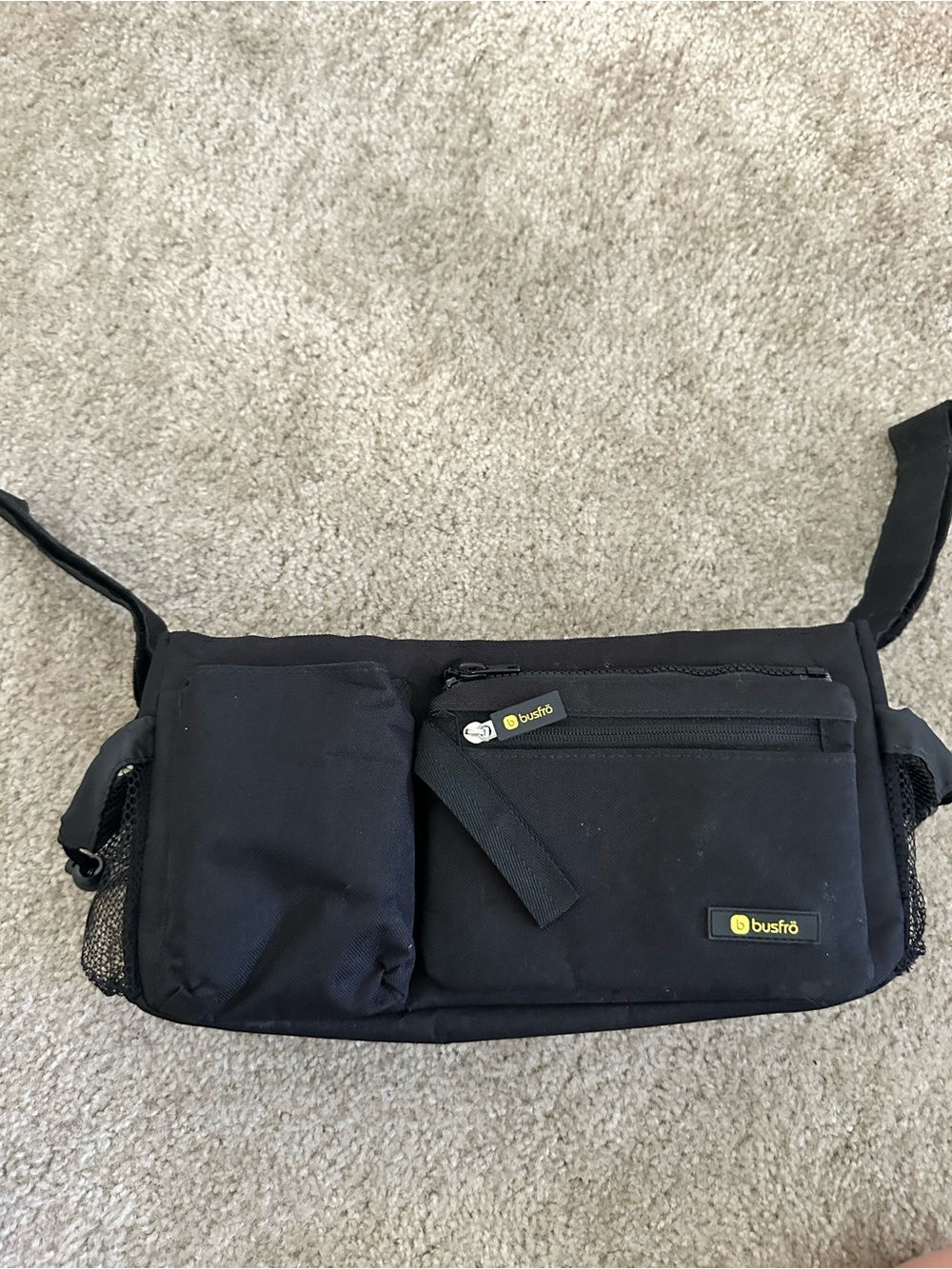 Stroller Organizer with Pockets, Zippers and Cupholders